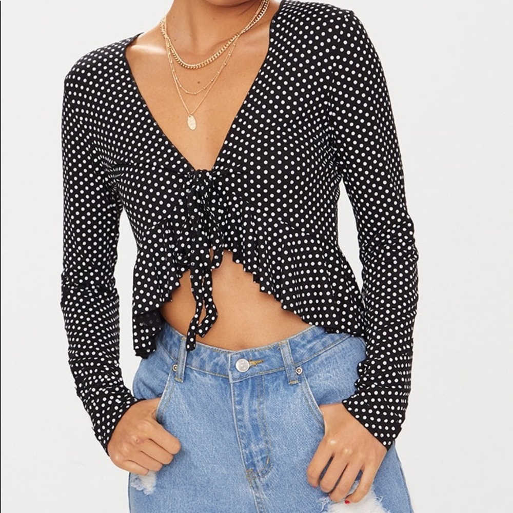 Pooka Dot Cropped Top